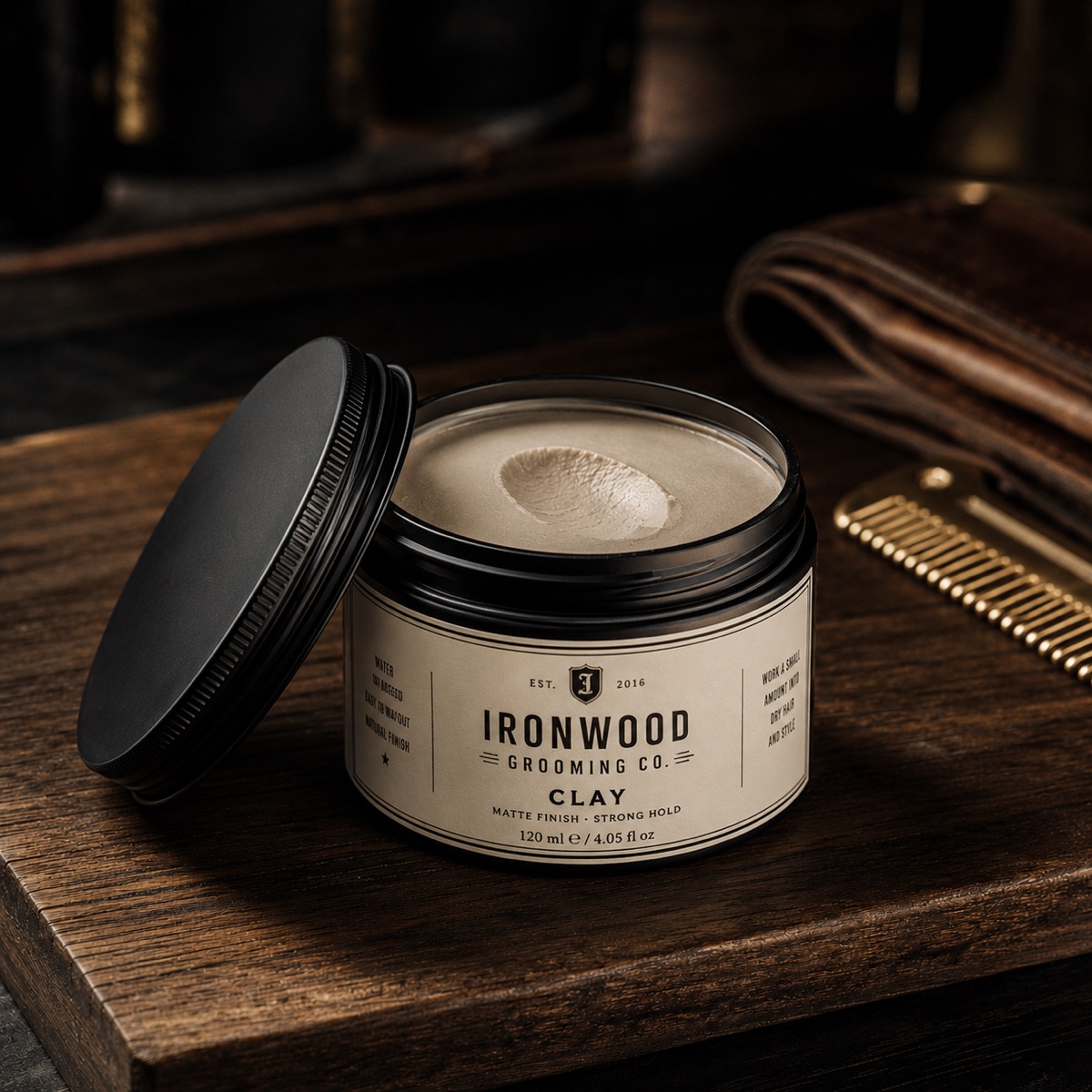 Matte Clay Base — your brand on the tin