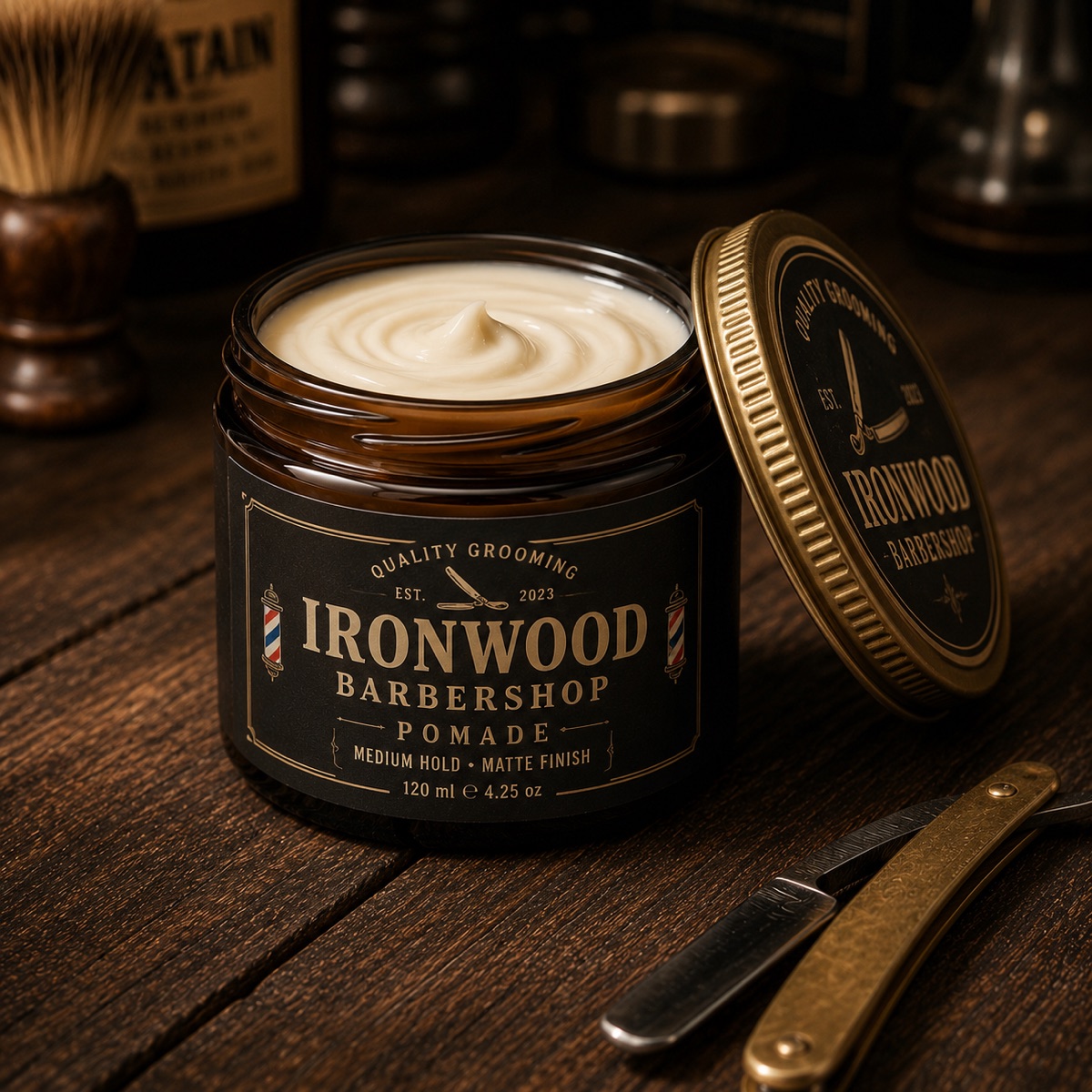 Classic Pomade Base — your brand on the jar